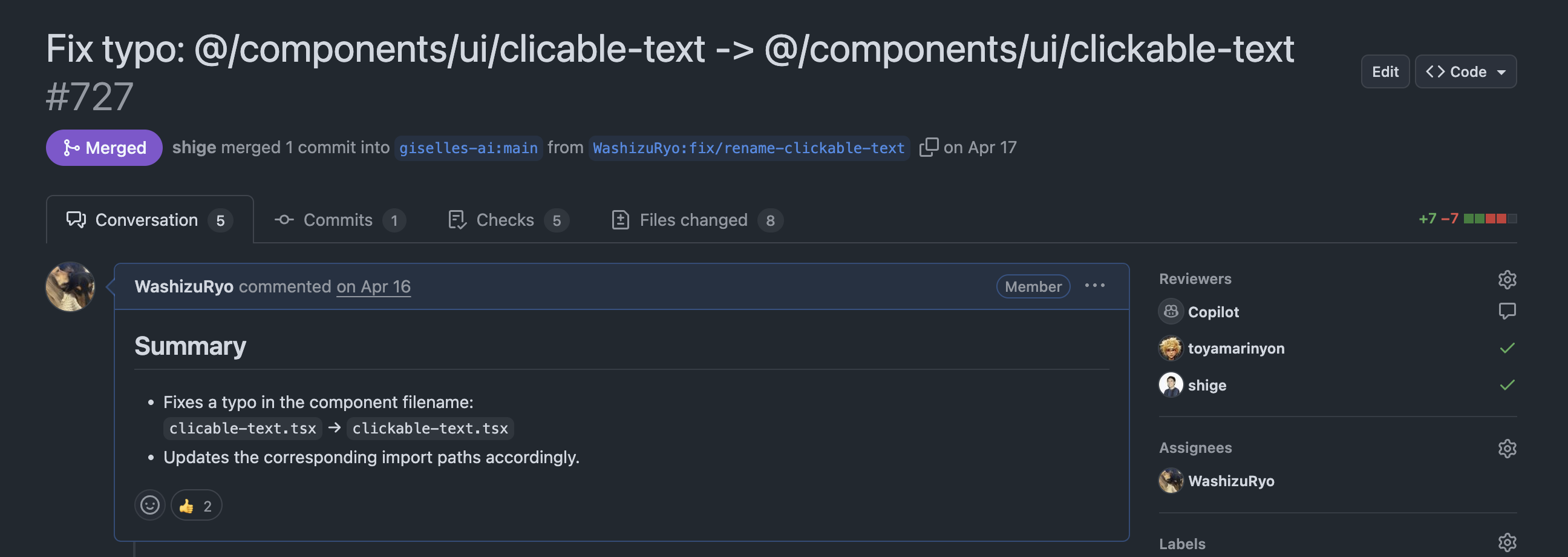My first Pull Request - a typo fix