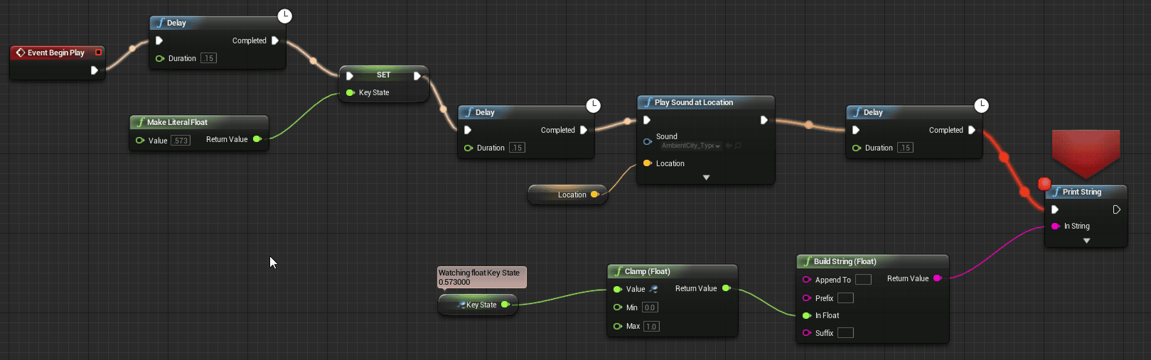 Unreal Engine's Node-based UI