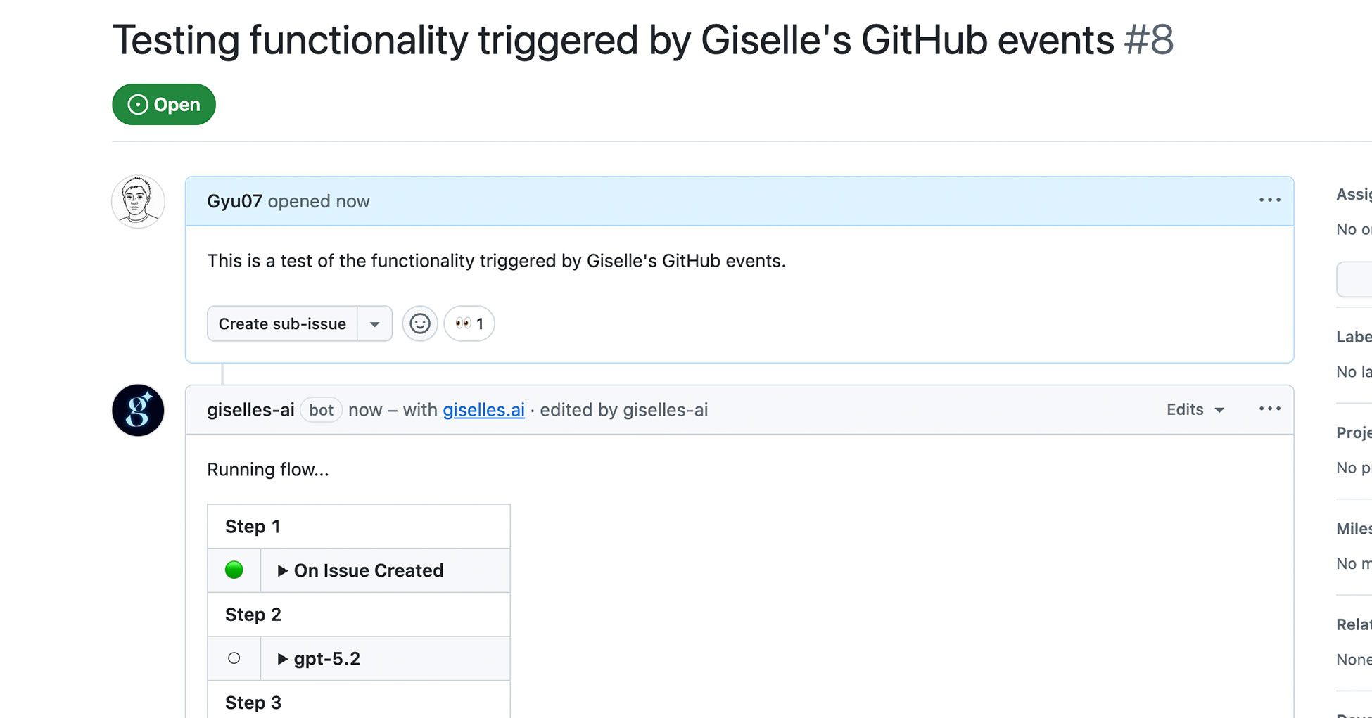 Workflow Running in GitHub